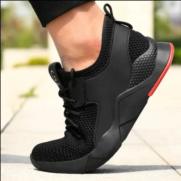 New Lightweight Breathable Sporty Protective Safety Shoes for Men