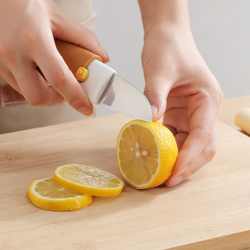 Multi-functional peeling knife