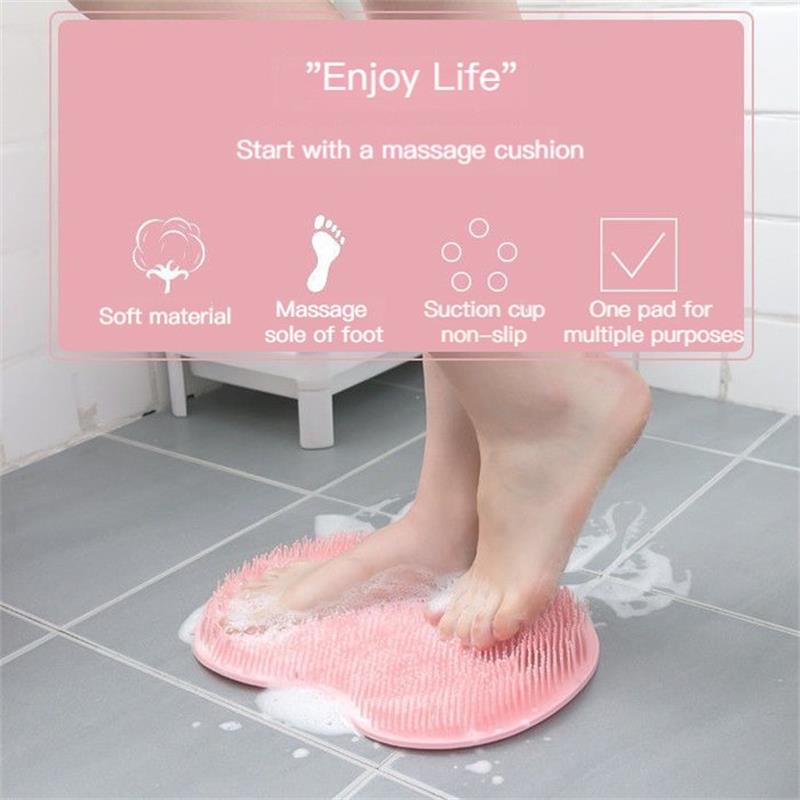 Épurateur de pieds et de dos de douche, coussin de massage