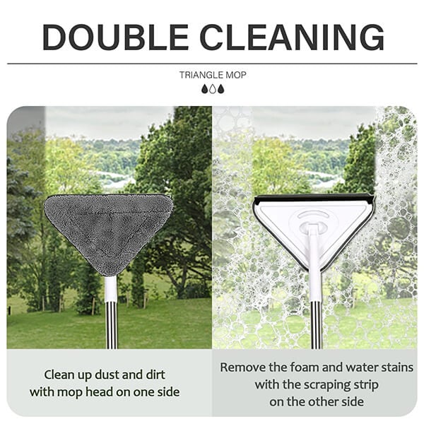 Versatile & Extendable Cleaning BroomSend two pieces of cloth
