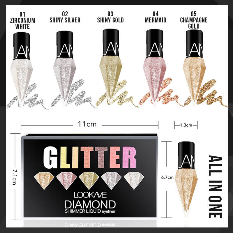 EYE-LINER LIQUIDE DIAMANT SCINTILLANT (50 % DE RÉDUCTION)