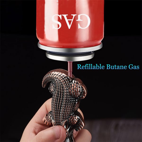 Metal Creative Crocodile Shaped Lighter