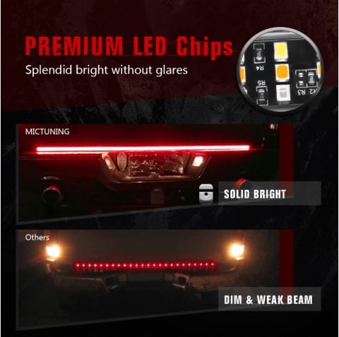 🚘LED Tailgate Lights, Turn Signals And Driving And Reversing Lights