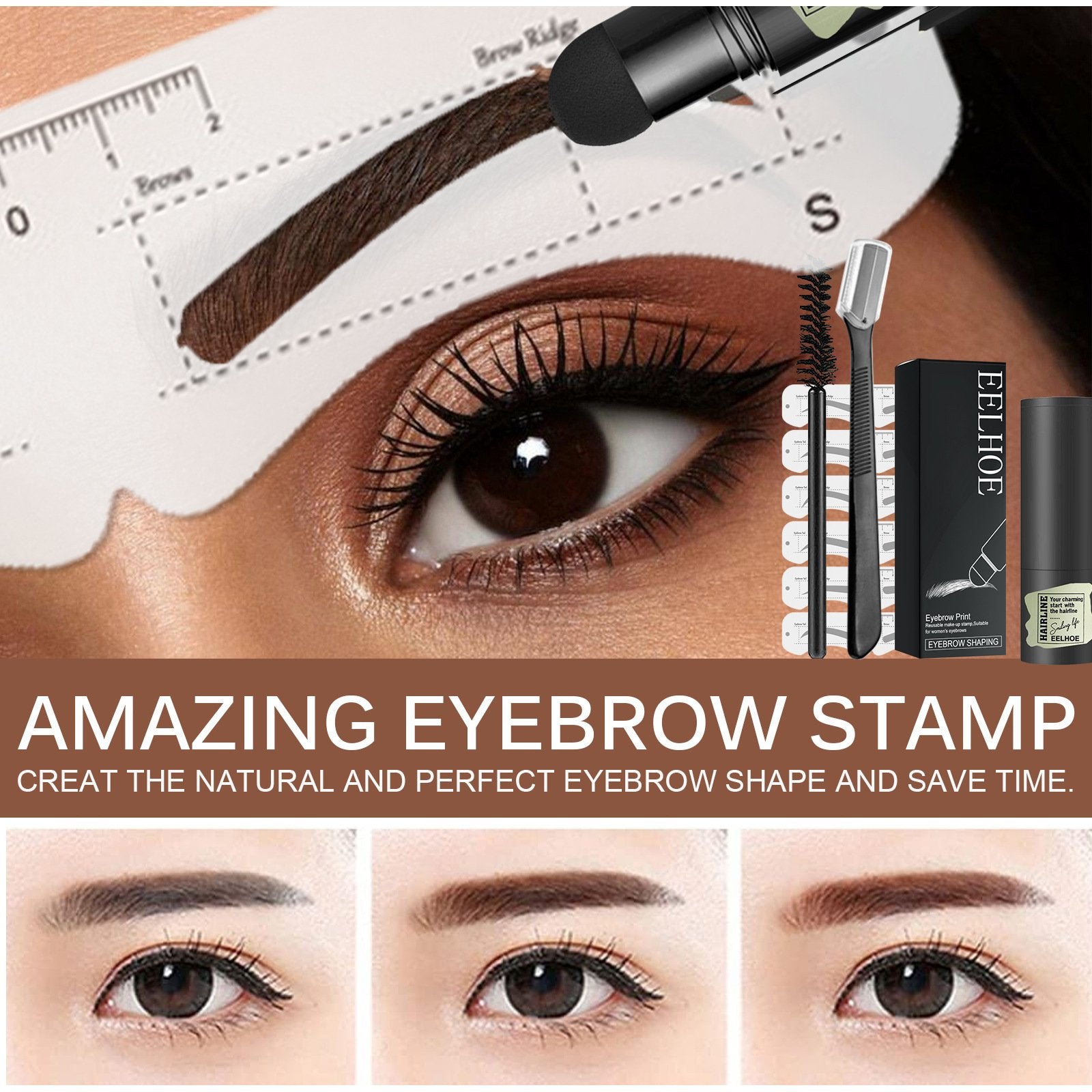 Eyebrow Waterproof Stamp