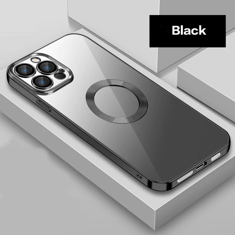 Nová verze 2.0 průhledné galvanicky pokovené pouzdro na iPhone s ochranou fotoaparátu