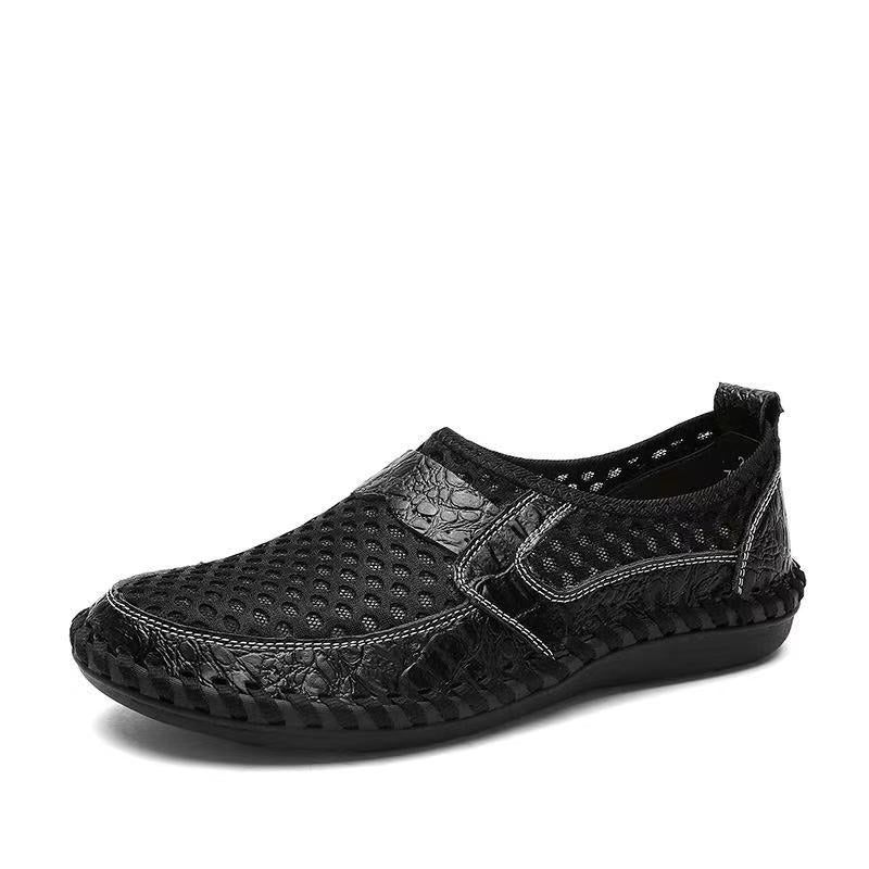 Crocodile Chaussures décontractées pour hommes en maille respirante et confortable