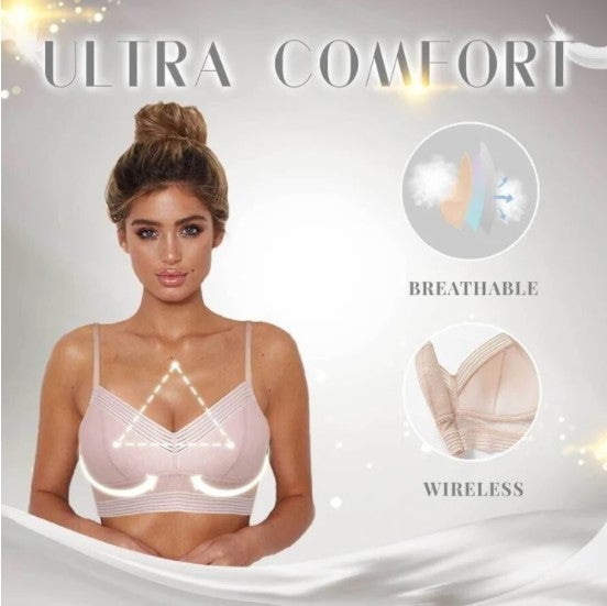 Soutien-gorge en dentelle sans fil à dos bas