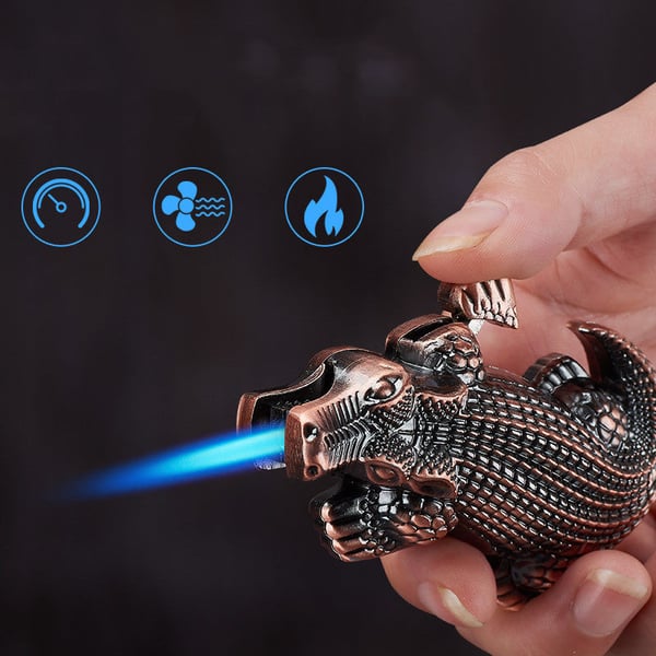 Metal Creative Crocodile Shaped Lighter