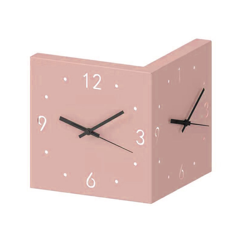 Automatic Induction 3D Double-Sided Corner Wall Clock
