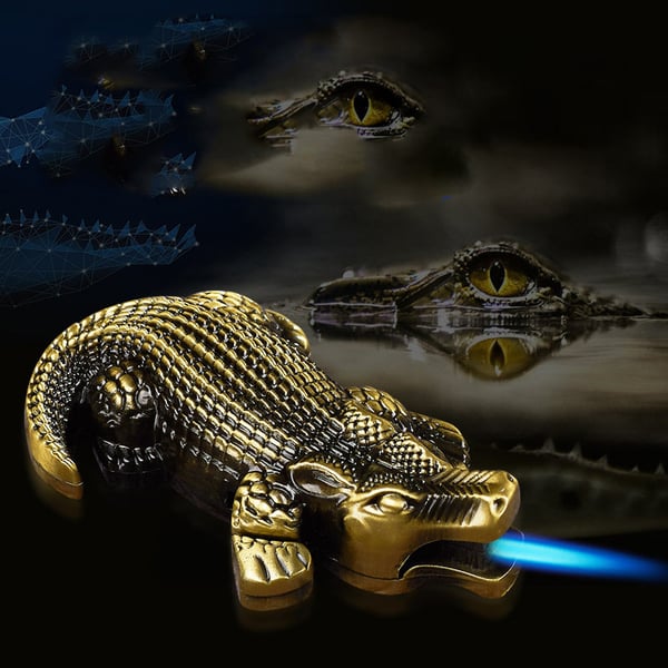 Metal Creative Crocodile Shaped Lighter